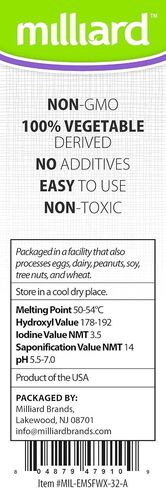 Milliard Product Name Non-GMO Emulsifying Wax Pastilles NF (16 oz.) in Saudi Arabia