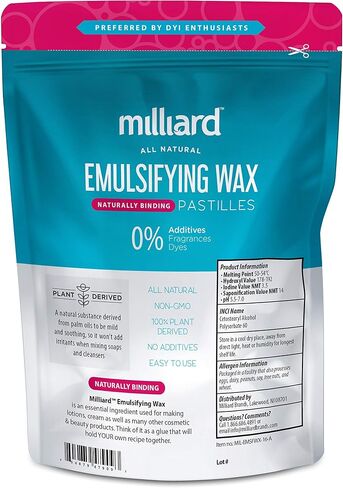 Milliard Product Name Non-GMO Emulsifying Wax Pastilles NF (16 oz.) in Saudi Arabia
