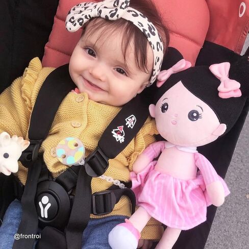 OUOZZZ Soft Baby Doll 12.6" Yellow Bee Dress Snuggle Buddy Doll in Saudi Arabia