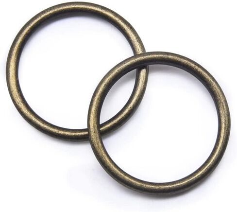 SEMINI 20PCS O Ring Buckle electroplated Zinc Alloy O-Rings Tone for Hardware Bags Belts Craft DIY Accessories in Saudi Arabia