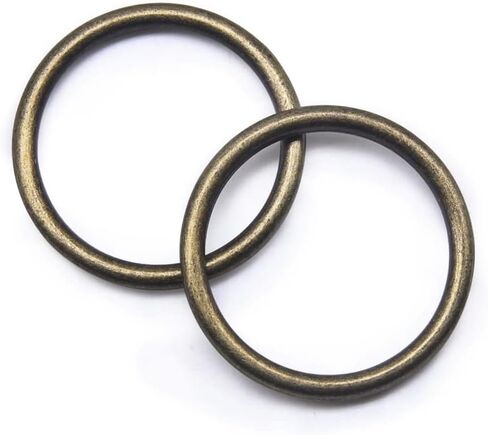 SEMINI 20PCS O Ring Buckle electroplated Zinc Alloy O-Rings Tone for Hardware Bags Belts Craft DIY Accessories in Saudi Arabia