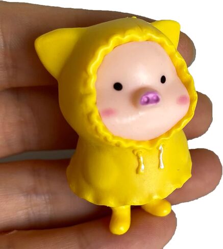 Pack of 6 Pcs Miniature Pigs Figurines, Cute Pink Fairy Garden Pig Toys Figures DIY Crafts for Dollhouse Home Decorations Cake Toppers in Saudi Arabia