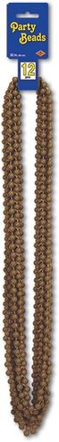 Beistle Pink Beads 12 Piece Mardi Gras Necklaces Baby Shower Party Supplies Ribbon Favors, 33" in Saudi Arabia