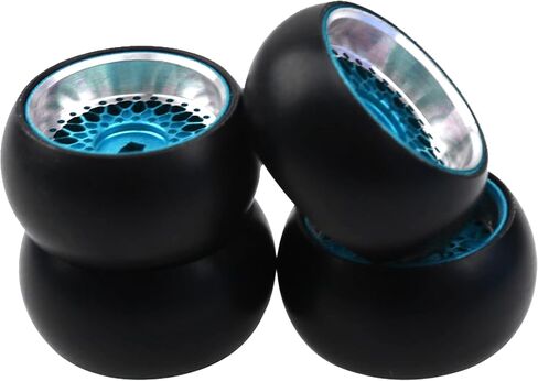 4 عبوات من إطارات السيارات Vgoohobby 1/28 Drift إطارات بلاستيكية مع إطارات عجلات معدنية متوافقة مع Wltoys K969 K989 Kyosho Mini-Z Mini-Q 1/28 RC إطارات الانجراف البديلة (أحمر) in Kuwait