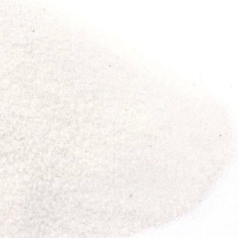 Shiny Stone Colorful Sand,Rainbow Sand,Art Sand,Colored Sand,Craft Sand,Decorative Wedding Vibrant Sand, 250g/0.55lbs/8.81oz for Kids Creativity Wedding Succulent Terrarium Vase (White) in Kuwait