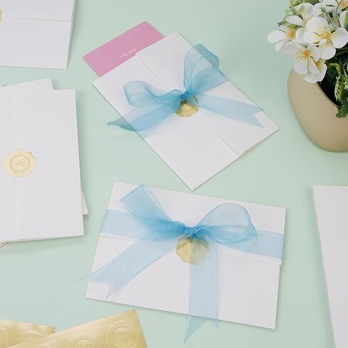 150 Pcs Pre-Folded Vellum Paper for 5 x 7'' Invitation, BEAUTIFABLE DIY Printable Vellum Jackets for Wedding, Christmas, Baby Shower, Birthday Invitations Cards in Kuwait