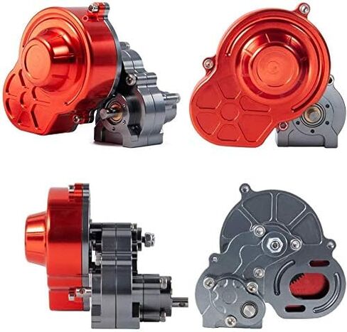 RC Metal Reverse Transmission Gearbox for 1/10 RC Crawler Car Axial SCX10 90027 SCX10 II 90046 Wraith Upgrade Parts in Saudi Arabia