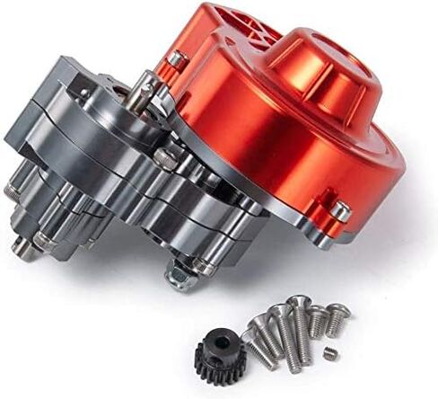 RC Metal Reverse Transmission Gearbox for 1/10 RC Crawler Car Axial SCX10 90027 SCX10 II 90046 Wraith Upgrade Parts in Saudi Arabia