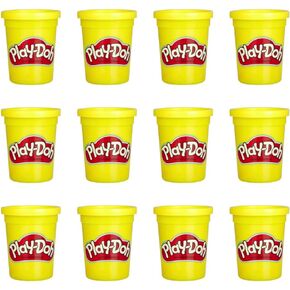 Play-Doh Bulk 12-Pack of Yellow Non-Toxic Modeling Compound, 4-Ounce Cans