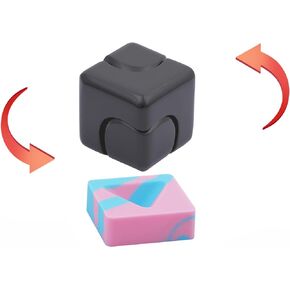 Desk-Fidget-Toys Spinner-Cube: Cool-Gadgets Metal Kinetic-Desk-Toys Office EDC-Toy, ADHD Tools Cool-Stuff Thing Stress Relief Toy Gift for Kids Children Teens Adults Christmas Women Men