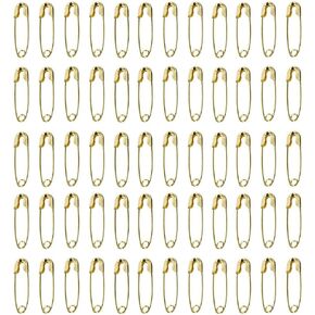 Floranea 100 pcs 18 mm Safety Pins Small Metal Trimming Fastening Pins for Office Home Art Craft Project Sewing Jewelry Making Fabric DIY Use Clothing Accessories (Black)