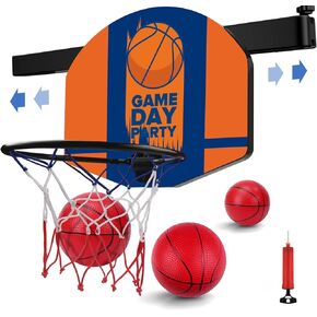 Indoor Basketball Hoop Moving for Boy 3 4 5 6 7 8 9 10 11 12+ Years Old Kids with 3 Balls Outdoor Punch Free Sport Toy for Child with 1 Charging Cable and 1 Air Pumps- 2023 New