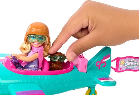 Barbie Chelsea Can Be… Doll & Plane Playset, 2-Seater Aircraft with Spinning Daisy Propellor & 7 Accessories, Including Puppy & Stickers in Saudi Arabia