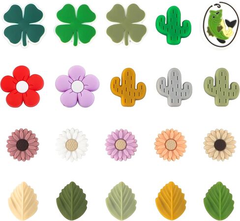 Sunrony 12PCS Silicone Focal Beads, Silicone Beads for Keychain Making Focal Silicone Mom Beads for Pens Silicone Beads Focal for Bracelet Necklace Crafts(Mama Beads) in Kuwait