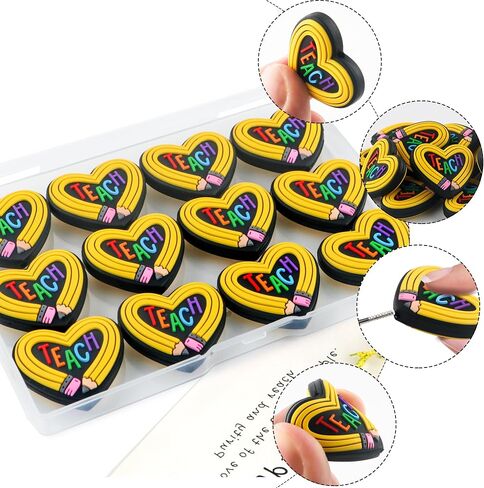 Sunrony 12PCS Silicone Focal Beads, Silicone Beads for Keychain Making Focal Silicone Mom Beads for Pens Silicone Beads Focal for Bracelet Necklace Crafts(Mama Beads) in Saudi Arabia