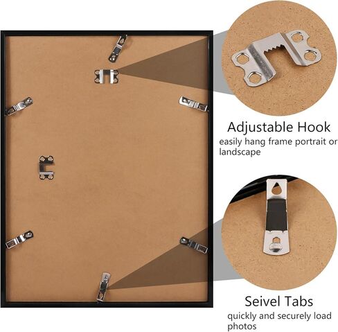 Harapu 12x16 inch Diamond Painting Picture Frames, Compatible With 30x40 cm Without Mat, for Arts or Photos or Posters Display, Black Frame with Acrylic Protection and Hanging Kit, Pack of 1 in Kuwait