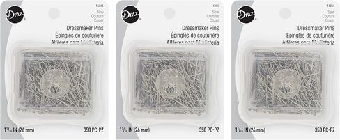 Dritz, 3-Pack Dressmaker Pins, Nickel 1050 in Saudi Arabia