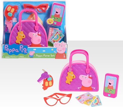 Peppa Pig Bag Set, Dress Up & Pretend Play, Kids Toys for Ages 3 Up by Just Play in Saudi Arabia