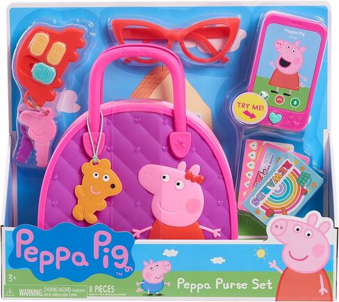 Peppa Pig Bag Set, Dress Up & Pretend Play, Kids Toys for Ages 3 Up by Just Play in Saudi Arabia