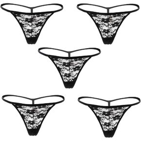 Closecret Lingerie Women Low Rise T-string Multi Pack Vary Color T-back Thong Panties