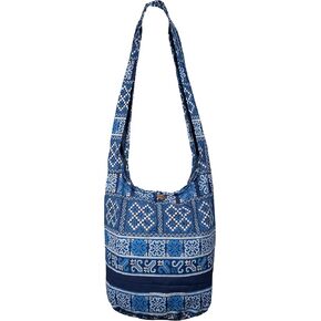 Sling Bag Cotton - Large Boho Hippie Hobo Handbag - 40 Prints - unisex Crossbody Bag in Kuwait