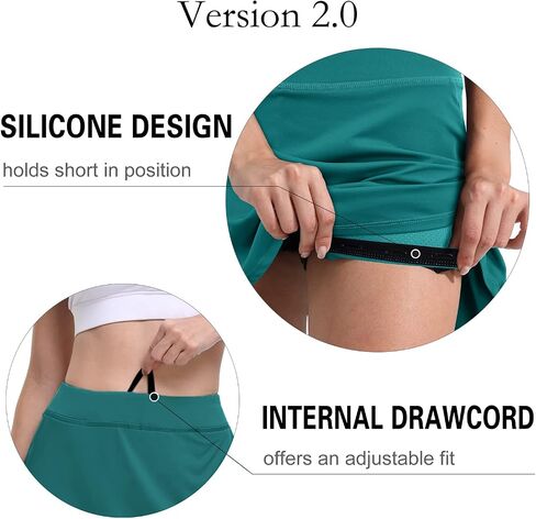 Fulbelle 2023 Womens Tennis Golf Skorts Skirts for Women with Pockets in Kuwait