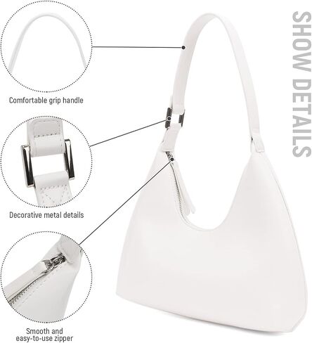 WOG2008 Shoulder Bag for Women Small Purses Hobo Bag Vegan Leather Trendy Handbag in Kuwait