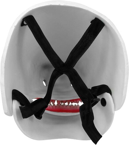 Adult Shark Mask - Shark Head Moving Mouth Mask - Under The Sea Halloween Mascot Animal Costume Accessory - Gray, Adjustable in Saudi Arabia