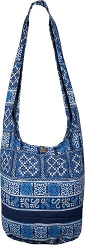 Sling Bag Cotton - Large Boho Hippie Hobo Handbag - 40 Prints - unisex Crossbody Bag in Kuwait