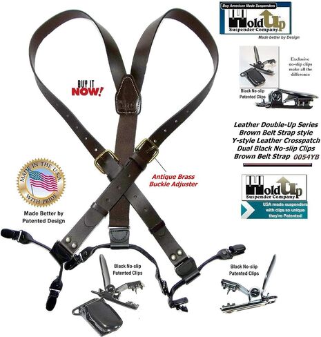 حمالات الحمالات الجلدية من سلسلة Holdup Suspender للرجال in Kuwait