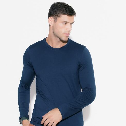 Insider - تي شيرت Tech بأكمام طويلة للرجال - مضاد للروائح - قميص للاستخدام اليومي، قمصان رياضية للرجال، سريع الجفاف، قميص Tech in Kuwait