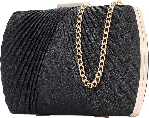 BENCOMOM Gold Clutch,Gold Clutch Purses For Women Evening Wedding Party Handbags Bridal Prom shoulder Gold Clutch Bag in Kuwait