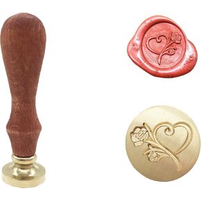 Vintage Retro Classical Wax Sealing Stamp Arts Crafts Romantic Symbol Wax Seal Stamp Metal Stamp Fancy Greetings For Wedding Invitation Letter (Gold-For you) in Kuwait