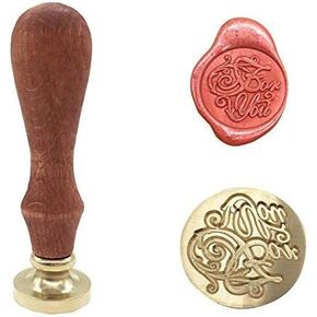 Vintage Retro Classical Wax Sealing Stamp Arts Crafts Romantic Symbol Wax Seal Stamp Metal Stamp Fancy Greetings For Wedding Invitation Letter (Gold-For you)