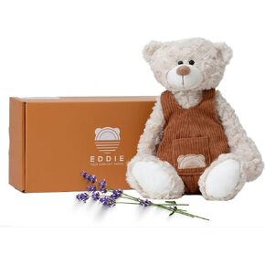 “Eddie" Weighted Microwavable Stuffed Animal – Weighted Stuffed Animals for Kids- 14 in Lavender Stuffed Animal Heating Pad - Heatable Stuffed Animals. in Kuwait