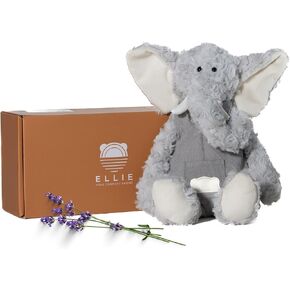 “Eddie" Weighted Microwavable Stuffed Animal – Weighted Stuffed Animals for Kids- 14 in Lavender Stuffed Animal Heating Pad - Heatable Stuffed Animals. in Saudi Arabia