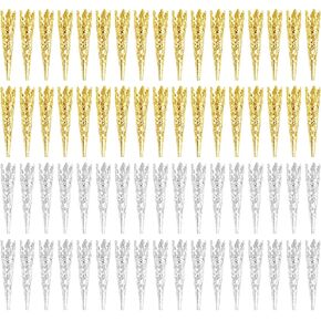 200pcs Gold and Silver Flower Bead Caps Tibetan Style Metal Cones Bead End Caps Flower Petal Spacer Beads for Tassel Jewelry DIY Craft Making in Saudi Arabia