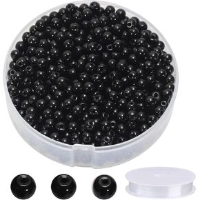 1200PCS Glass Beads 6mm Handcrafted Crystal Smooth Loose Beads Bracelet Making Kit Healing Chakra Beads for DIY Jewelry Making Bracelets & Crafts #30721 in Kuwait