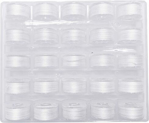 Mandala Crafts Assorted Color 15J SA156 Prefilled Bobbin Thread, 36 PCs in Kuwait