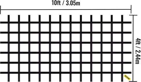 VEVOR Climbing Cargo Net, 11' x 6' Playground Climbing Net, Polyester Material, Ladder, Swingset, Large Military Climbing Cargo Net for Kids & Adult, Indoor & Outdoor, Treehouse, Jungle Gyms in Saudi Arabia
