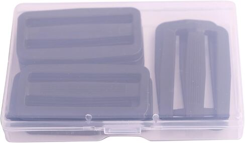 Shapenty 2 Inch Black Plastic Tri-Glide Slides Button Adjustable Webbing Triglides Slider Buckle for Belt Backpack and Bags, 8PCS in Saudi Arabia