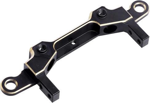 Hobbypark Brass Rear Bumper Mount Servo Mounting Bracket Stand Compatible with 1/10 Axial SCX10 III Upgrades JLU Wrangler in Saudi Arabia