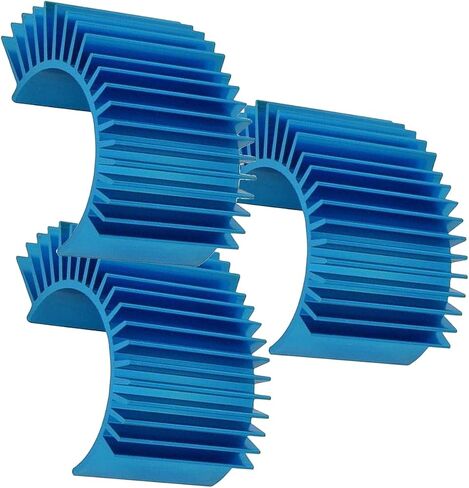 3 Pack ShareGoo Aluminum 540 550 Motor Heat Sink Heatsink Cooling Compatible with Tamiya HSP Redcat RC Car Truck,Blue in Saudi Arabia