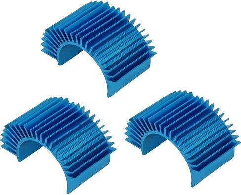 3 Pack ShareGoo Aluminum 540 550 Motor Heat Sink Heatsink Cooling Compatible with Tamiya HSP Redcat RC Car Truck,Blue in Saudi Arabia