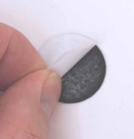 Playfully Ever After 1 Inch Black 100pc Felt Circle Stickers in Saudi Arabia