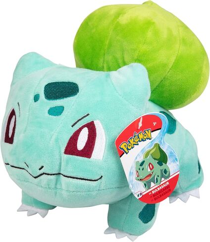 Pokémon 8" Bulbasaur Plush Stuffed Animal Toy - Officially Licensed - Gift for Kids in Saudi Arabia