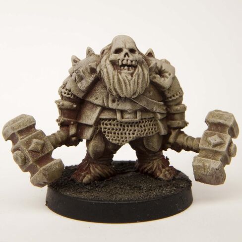 Stonehaven Dwarf Undead Miniature Figure (for 28mm Scale Table Top War Games) - Made in USA in Saudi Arabia
