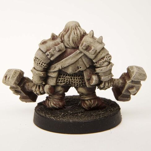 Stonehaven Dwarf Undead Miniature Figure (for 28mm Scale Table Top War Games) - Made in USA in Saudi Arabia
