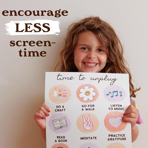 LARKINROAD Set of 4 Boho Classroom Decor Posters (11in x14in) Calm Corner Feelings Chart For Kids Classroom Posters Therapy Office Decor Therapy Posters Aesthetic Classroom Decor in Kuwait