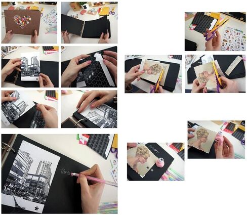 سجل قصاصات Newcreativetop ألبوم صور عتيق الهندباء مطبوعة سطح مثالي هدايا عيد الحب in Kuwait